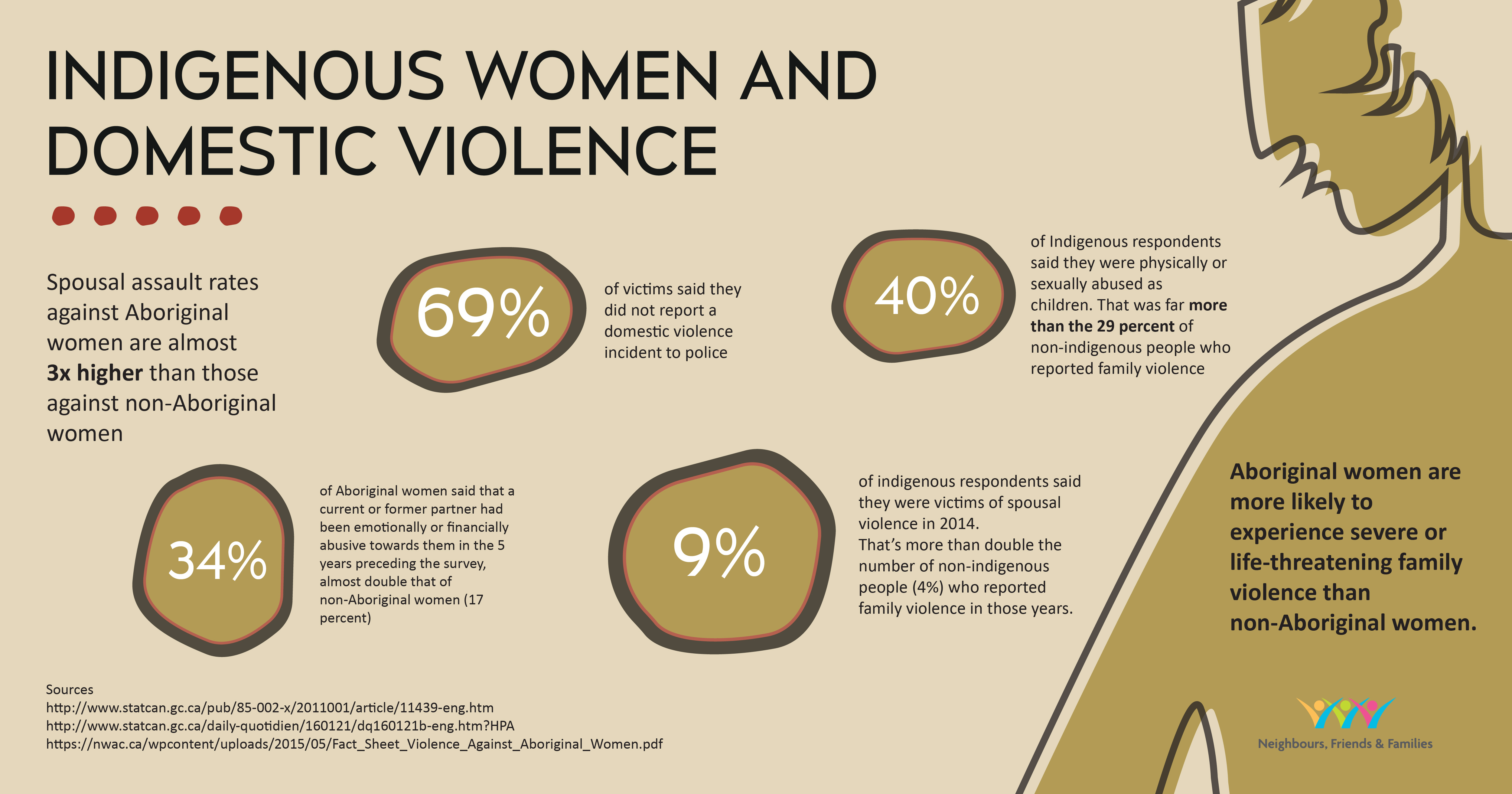 indigenous  women and domestic violence infographic