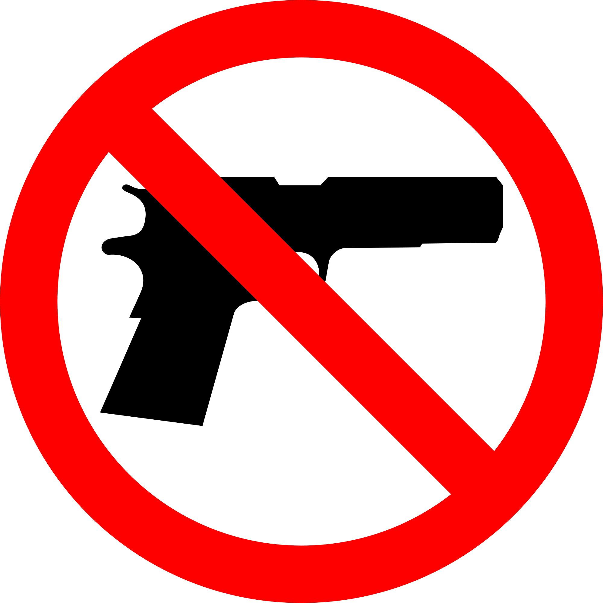 No firearms