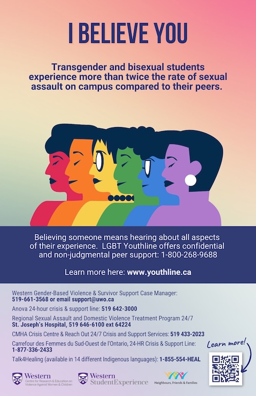 I believe you - trans and bi